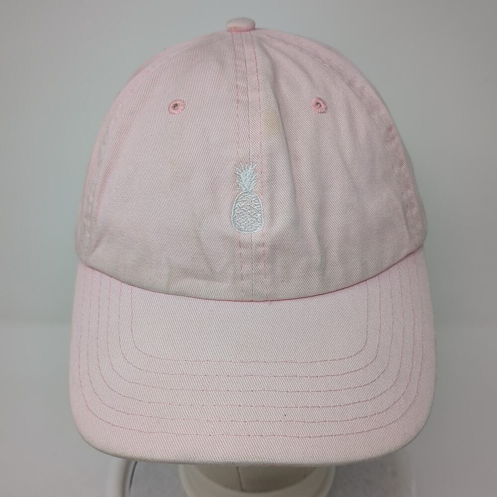 Pineapple Slideback Hat Solid Pink One Size Embro… - image 2